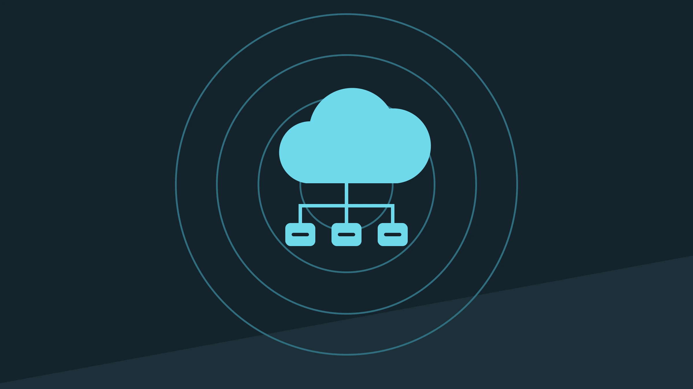 Cover graphic: a cloud connected to three distributed nodes, on a dark background with concentric rings